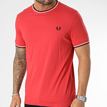  Fred Perry - Tee Shirt Twin Tipped M1588 Rouge
