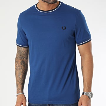  Fred Perry - Tee Shirt Twin Tipped M1588 Bleu
