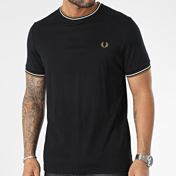  Fred Perry - Tee Shirt Twin Tipped M1588 Noir