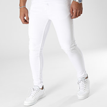 Black Industry - Jean Skinny Blanc