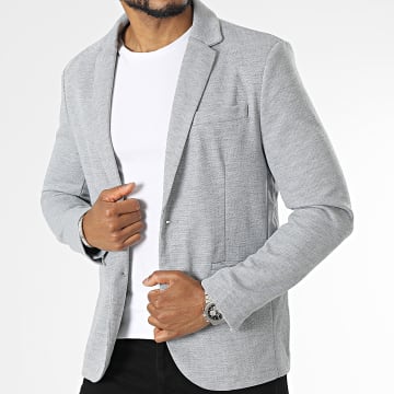  Brave Soul - Veste Blazer Gris Chiné