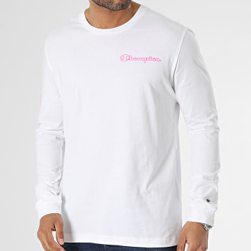  Champion - Tee Shirt Manches Longues 218485 Blanc