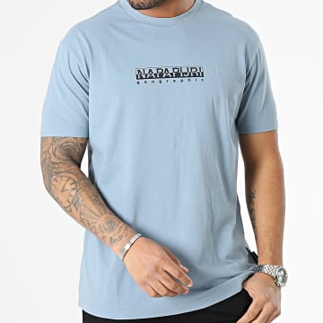  Napapijri - Tee Shirt A4GDR Bleu Clair