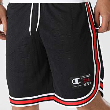  Champion - Short Jogging A Bandes 218770 Noir
