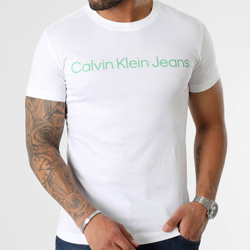  Calvin Klein - Tee Shirt Institutional Logo 2344 Blanc