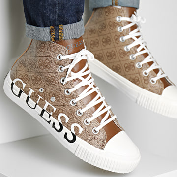  Guess - Baskets FM6NWMELL12 Beige Brown