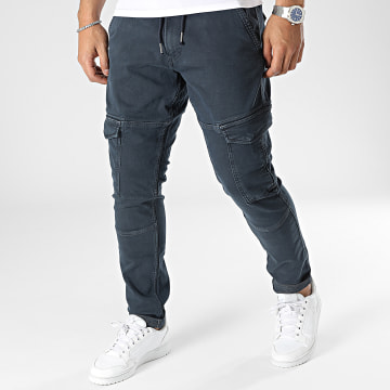  Pepe Jeans - Pantalon Cargo Jared Bleu Marine