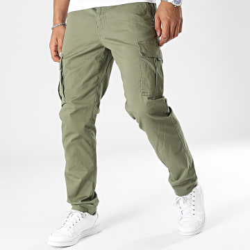 Solid - Pantalones Cargo 21106538 Verde