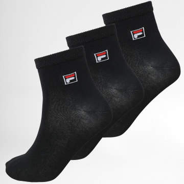 Fila - Lote de 3 pares de calcetines F1763 Negro