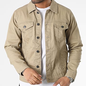  Only And Sons - Veste Jean Coin Life Colour 4453 Beige