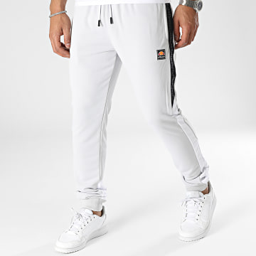  Ellesse - Pantalon Jogging A Bandes Commaro SXR17680 Gris Clair