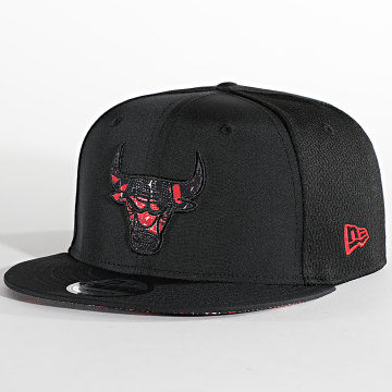 New Era - Cappello Snapback 9Fifty Print Infill Chicago Bulls Nero