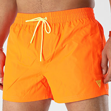 Guess - Shorts de baño F3GT26-TEL60 Naranja Fluo