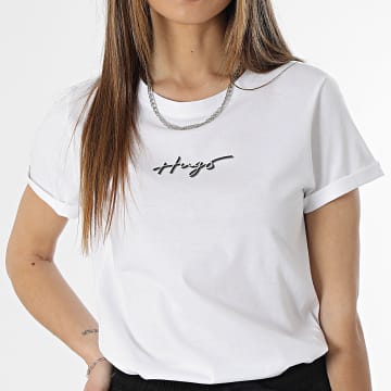 HUGO T-shirt met labelprint in rood online kopen | P&C