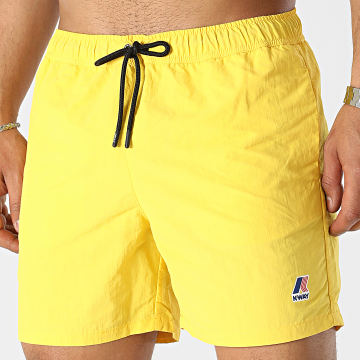 K-Way - Le Vrai Olivier Pantalones cortos de baño amarillos