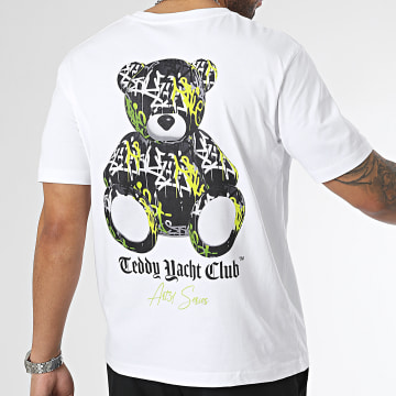 Teddy Yacht Club - Camiseta Oversize Large Art3D Series Blanca