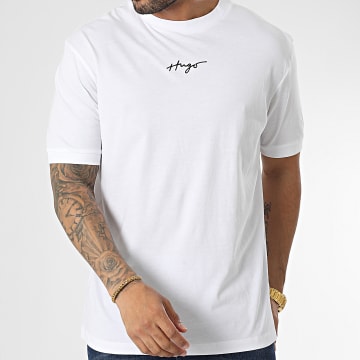  HUGO - Tee Shirt Dontevideo 50486471 Blanc