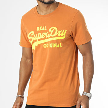 Superdry - Vintage VL Neon Tee Shirt M1011478A Camel