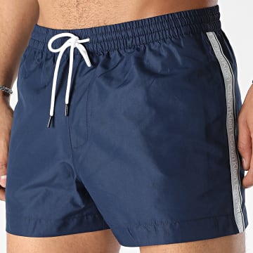Calvin Klein - Pantaloncini da bagno a fascia con coulisse 0811 blu navy