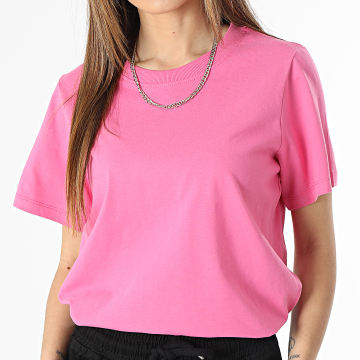 Only - Camiseta Mujer Pisa Rosa