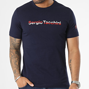  Sergio Tacchini - Tee Shirt Tobin 40109 Bleu Marine