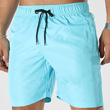  Zayne Paris  - Short De Bain Bleu Ciel