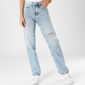 Calvin Klein - Jeans donna dal taglio rilassato 0633 lavaggio blu
