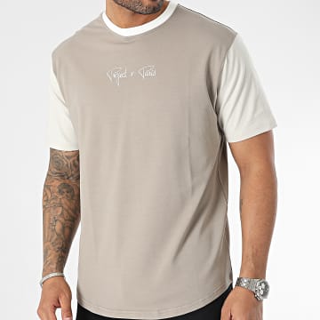  Project X Paris - Tee Shirt Oversize 2310012 Beige Taupe