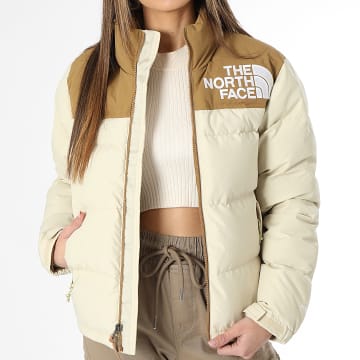  The North Face - Doudoune Femme Nuptse 92 Low Fi Hi Tek A82RO Beige