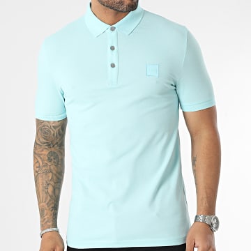  BOSS - Polo Manches Courtes 50472668 Bleu Clair