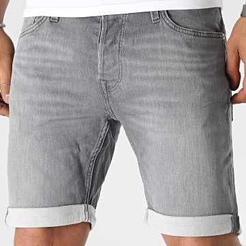  Jack And Jones - Short Jean Rick Icon Gris Anthracite