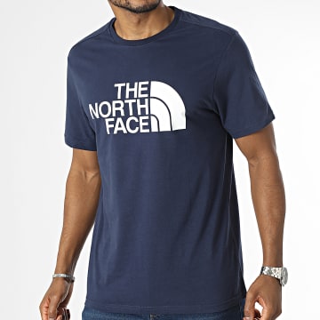  The North Face - Tee Shirt Half Dome A4M8N Bleu Marine