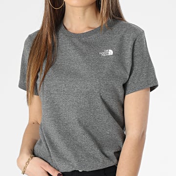  The North Face - Tee Shirt Femme SD Gris Anthracite Chiné