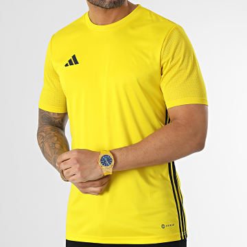 Adidas Performance - Tabela 23 Camiseta de rayas IA9146 Amarillo