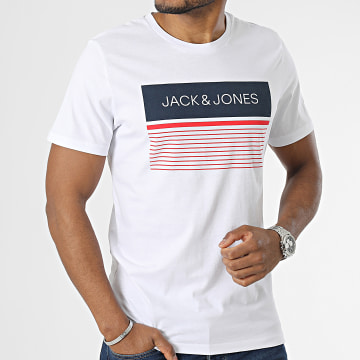  Jack And Jones - Tee Shirt Travis Blanc
