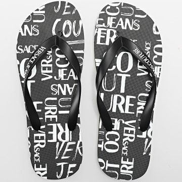 Versace Jeans Couture - Tongs Fondo Flip Flop 74YA3SQ7 Noir