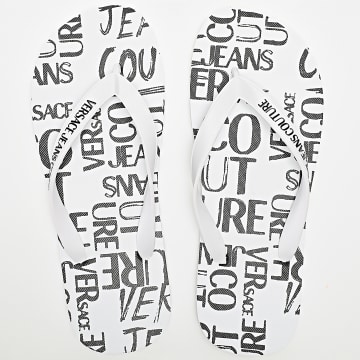 Versace Jeans Couture - Tongs Fondo Flip Flop 74YA3SQ7 Blanc