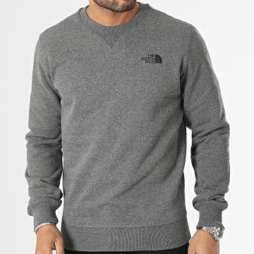  The North Face - Sweat Crewneck Simple Dome Gris Anthracite Chiné