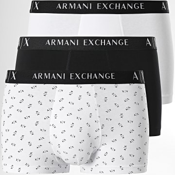  Armani Exchange - Lot De 3 Boxers 957030-CC282 Noir Blanc