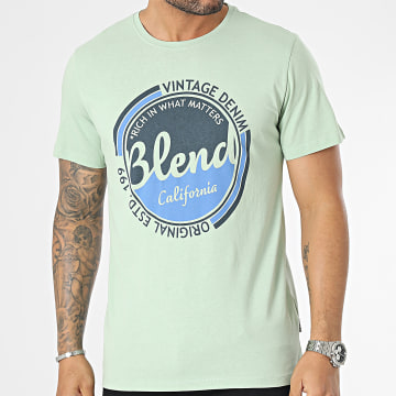  Blend - Tee Shirt 20715308 Vert Clair