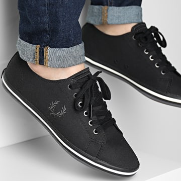  Fred Perry - Baskets Kingston Twill B7259 Black