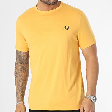 Fred Perry - Camiseta Ringer M3519 Amarillo