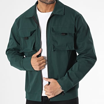  Frilivin - Veste Zippée Vert Foncé