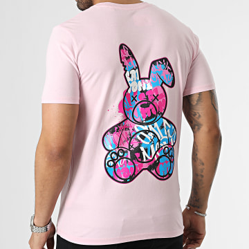  Sale Môme Paris - Tee Shirt Lapin Graffiti Rose