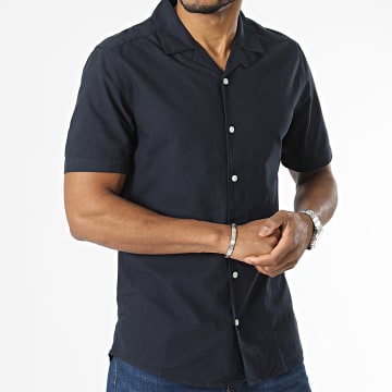  Only And Sons - Chemise Manches Courtes Alvaro Bleu Marine