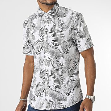  Only And Sons - Chemise Manches Courtes Bes Blanc Noir Floral
