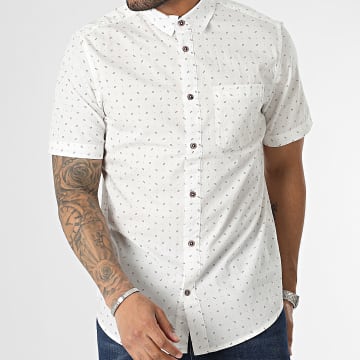 Tom Tailor - Chemise Manches Courtes 1034880-XX-10 Blanc