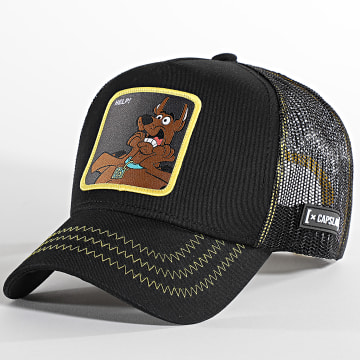  Capslab - Casquette Trucker Help Noir