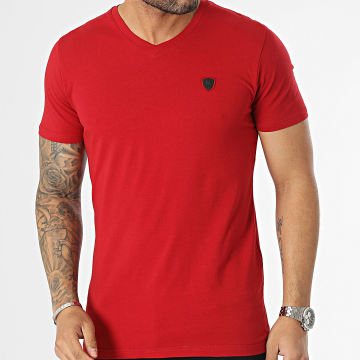  Classic Series - Tee Shirt Col V 2820 Rouge