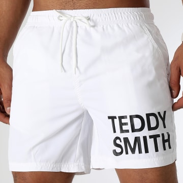  Teddy Smith - Short De Bain Diaz Blanc